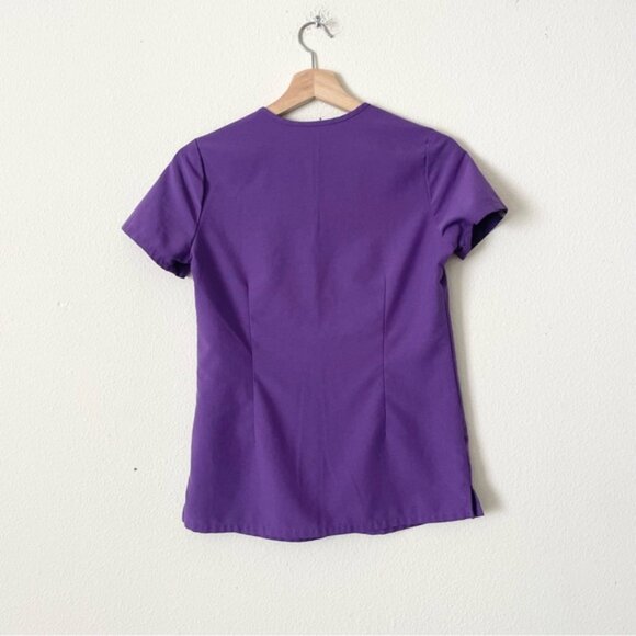 Figs XXS Tall Limited color Ultra Violet Purple scrubs top and pants set - Picture 6 of 11